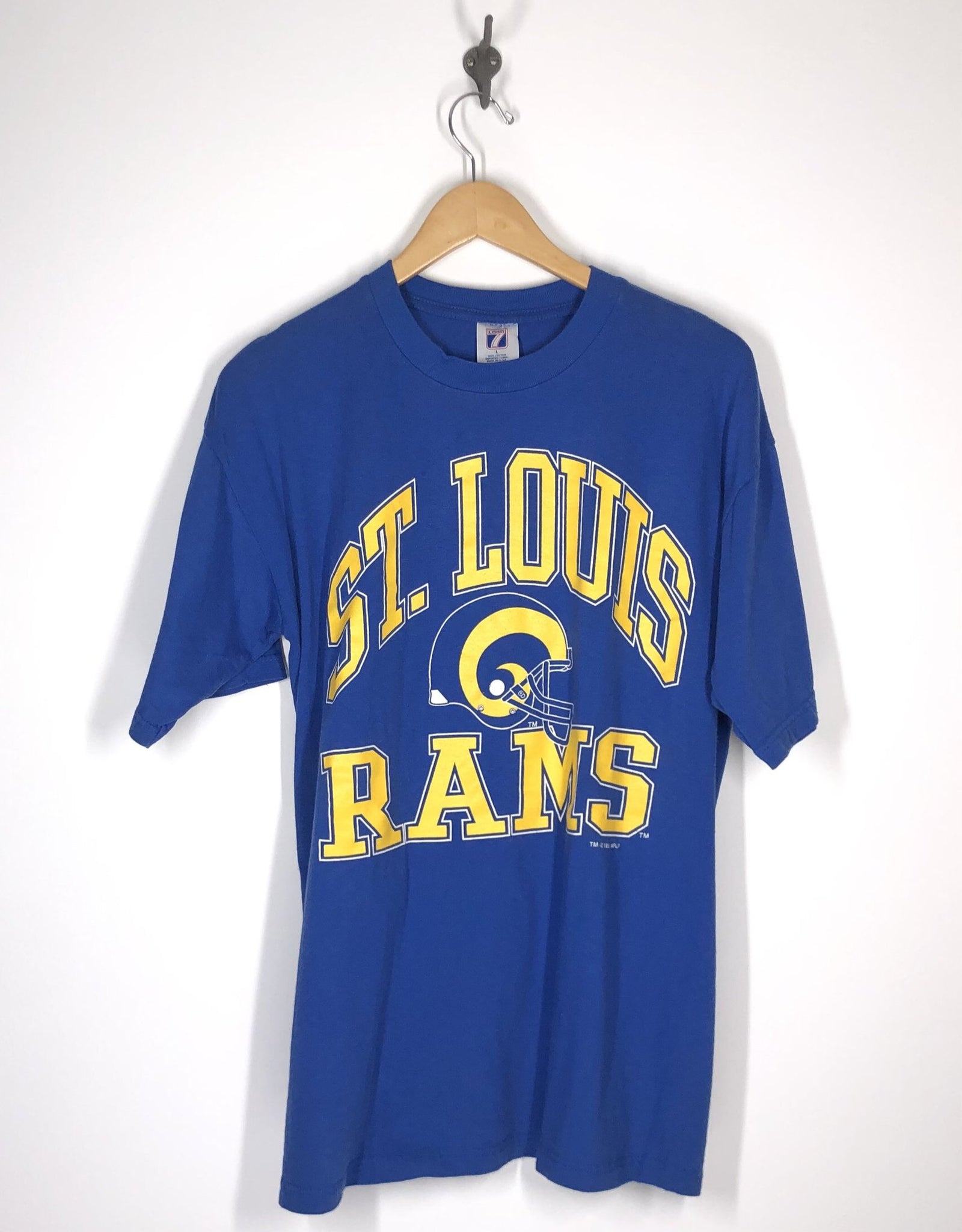 NFL - St. Louis Rams 1995 Logo 7 Shirt - L - Blue – Lhük