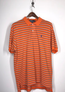 Polo by Ralph Lauren - XL - Orange/Blue/White - Iconic Mesh