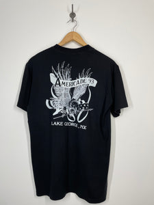 Harley Davidson Motorcycles Americade 1993 Legends Live Lake George T Shirt - Holoubek - M