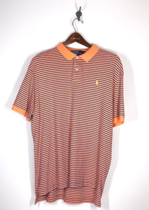 Polo by Ralph Lauren - L - Orange/Blue/White - Soft Cotton