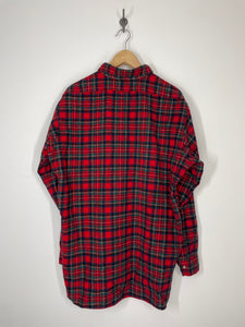 70s Pendleton Prince Charles Tartan Button Up Wool Flannel Shirt - 2XL TALL