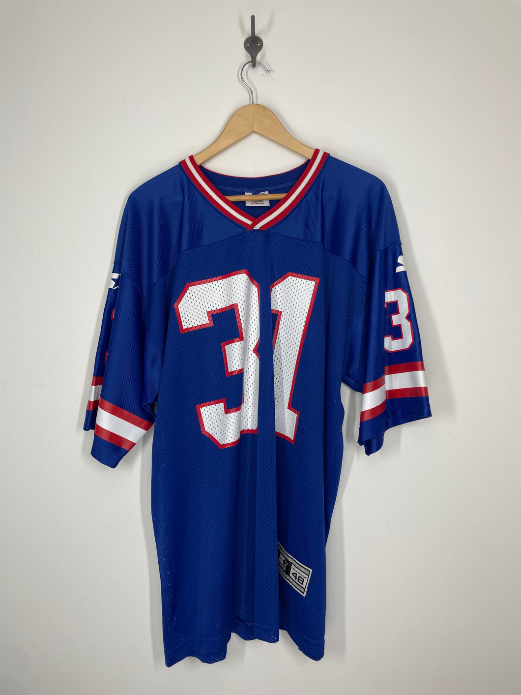 NFL 1995 New York Giants Football Jason Sehorn Jersey - Starter 48 – Lhük