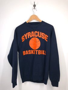 Syracuse University- Basketball Crew Neck Sweatshirt- Soffe Tag - Small S