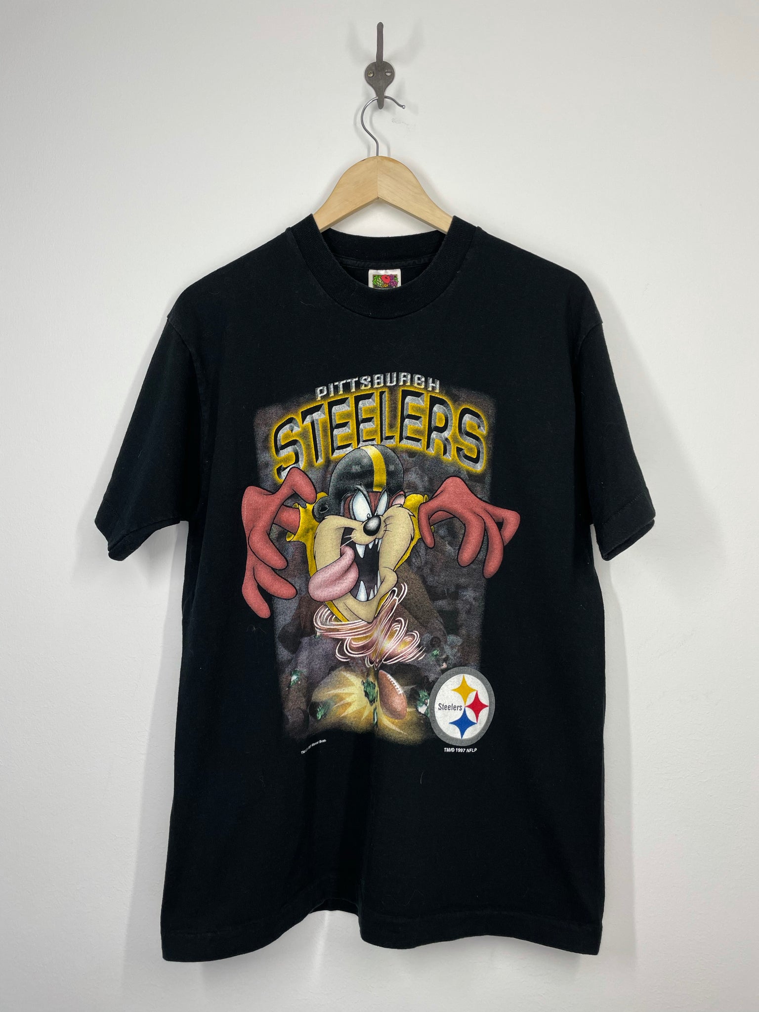 Looney Tunes Pittsburgh Steelers cartoon character football shirt