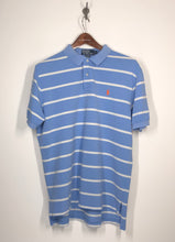 Load image into Gallery viewer, Polo by Ralph Lauren - L - Blue/White - Iconic Mesh
